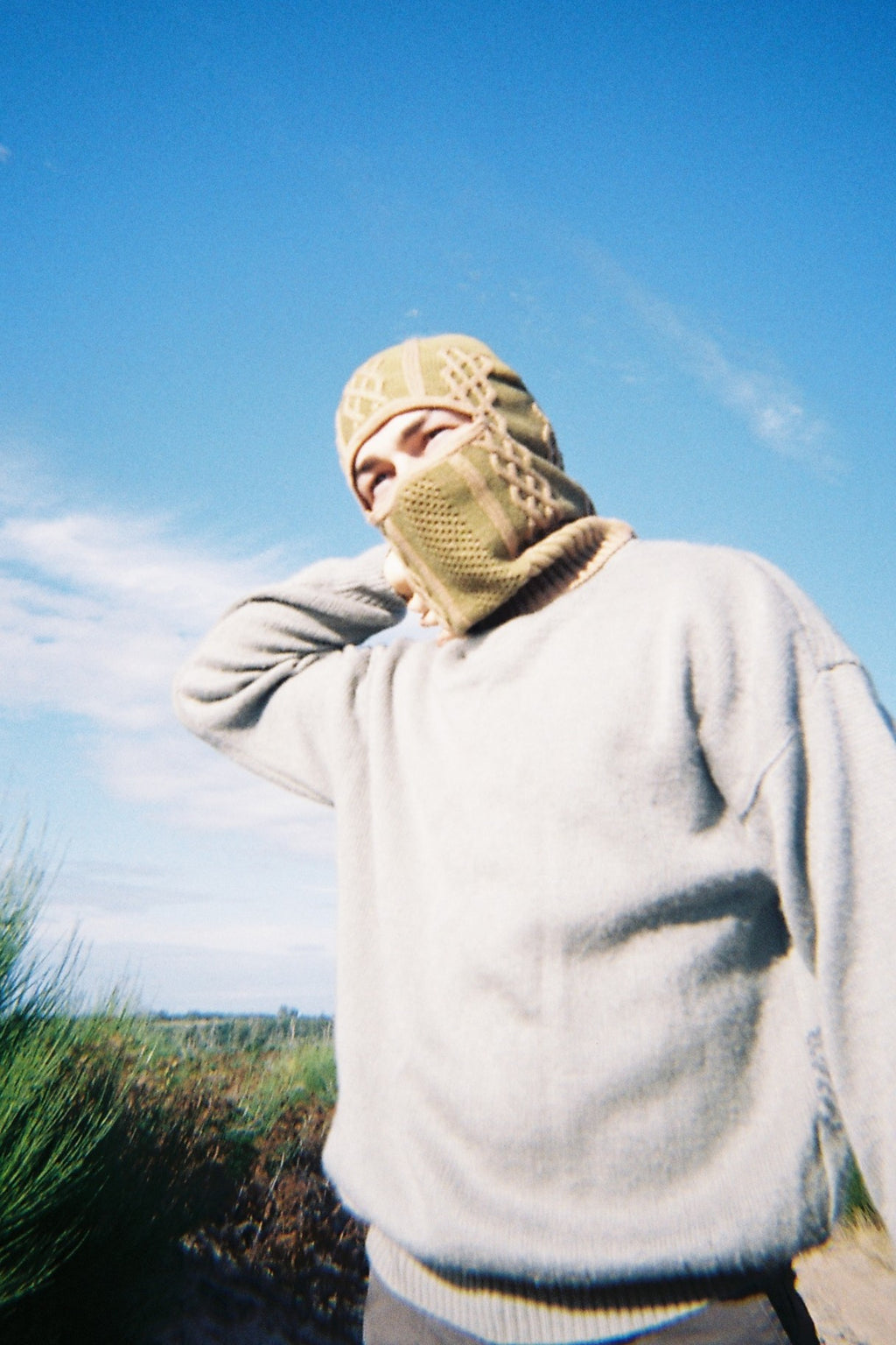 Cagoule Tricotée 100% coton - Morrigan