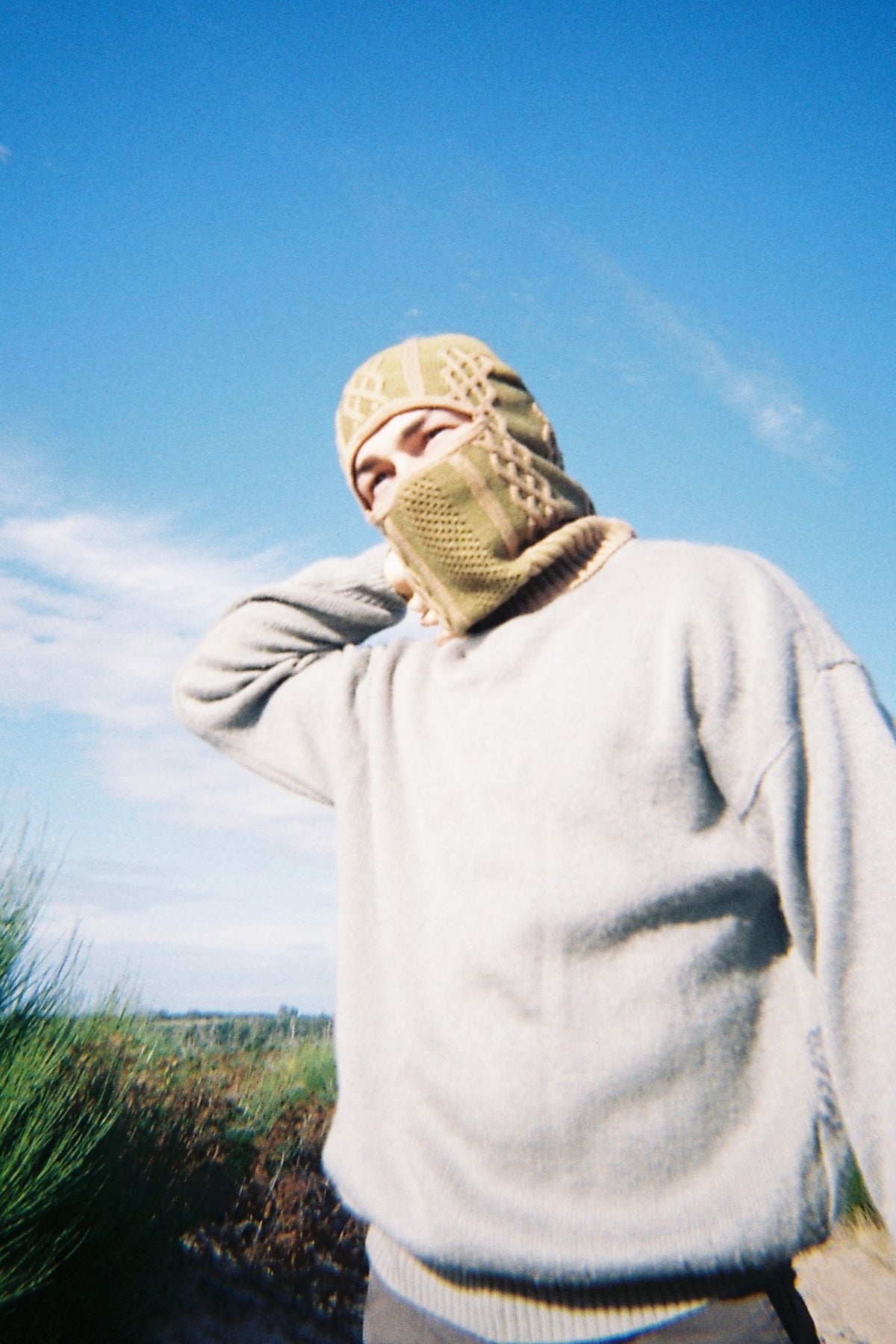 Cagoule Tricotée 100% coton - Morrigan