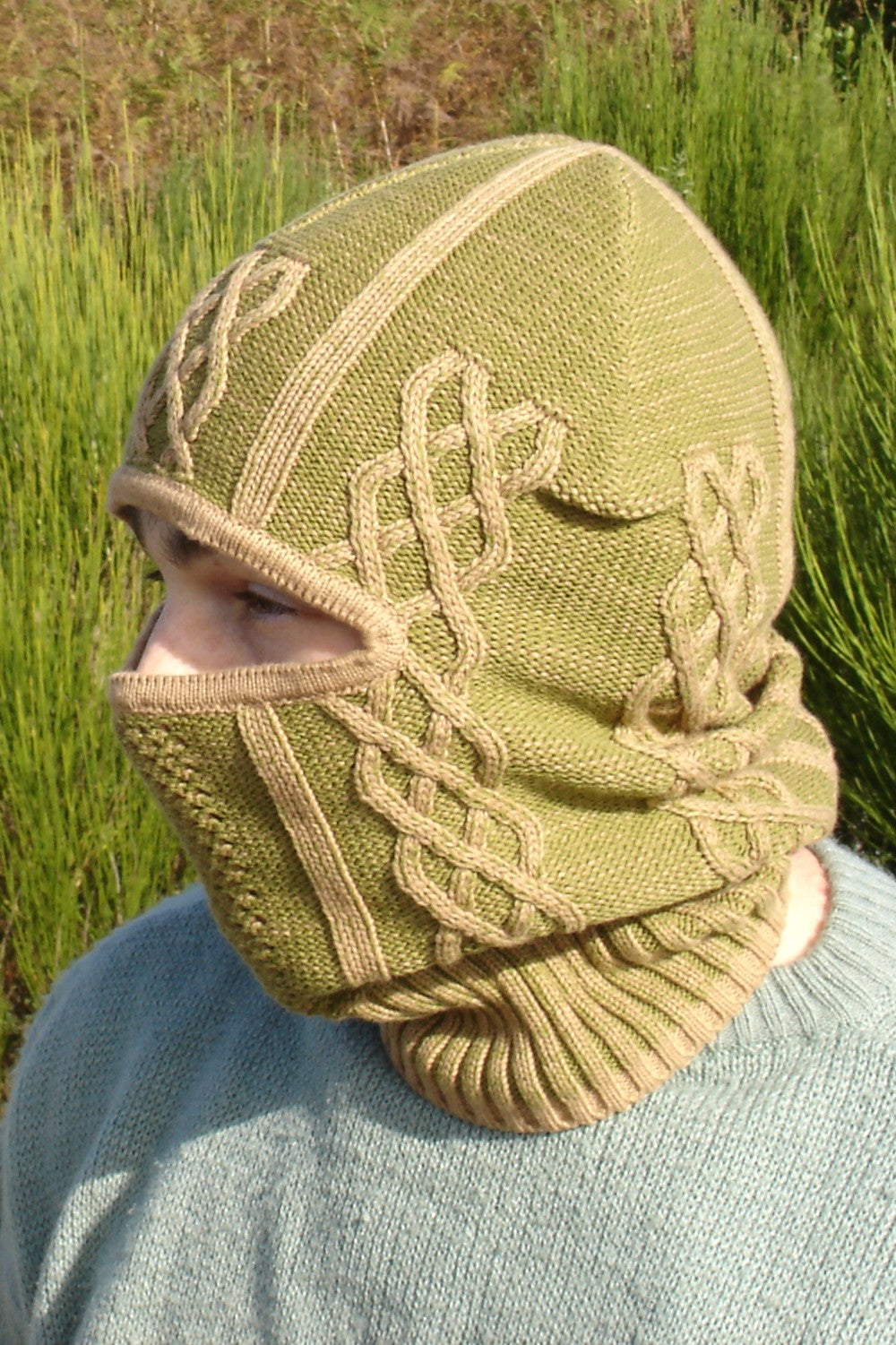 Cagoule Tricotée 100% coton - Morrigan